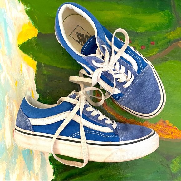 VANS BLUE CLASSICS SZ 4.5 - Picture 2 of 4